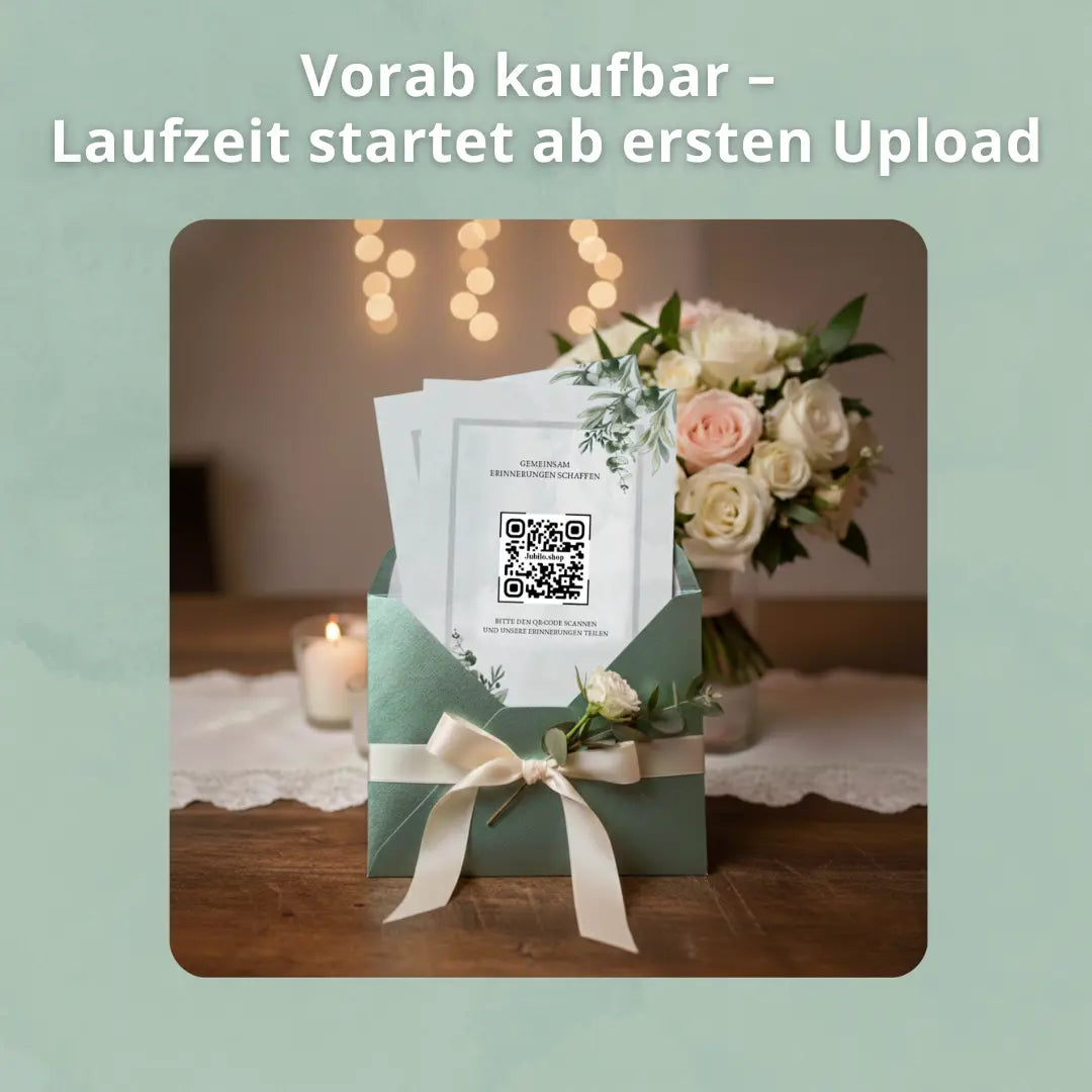 Hochzeits Fotoapp + 25 Tischkarten