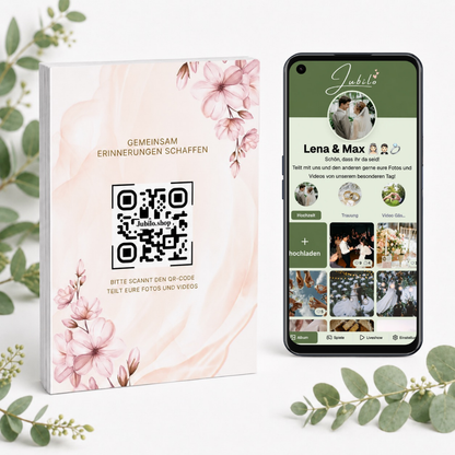 Wedding Photo App + 25 Table Cards